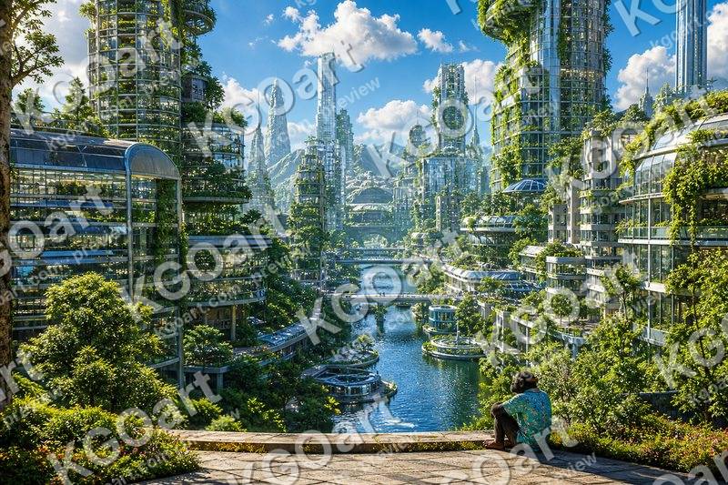 Green Metropolis Overlook – Spot DJ Seldon Watching the Future